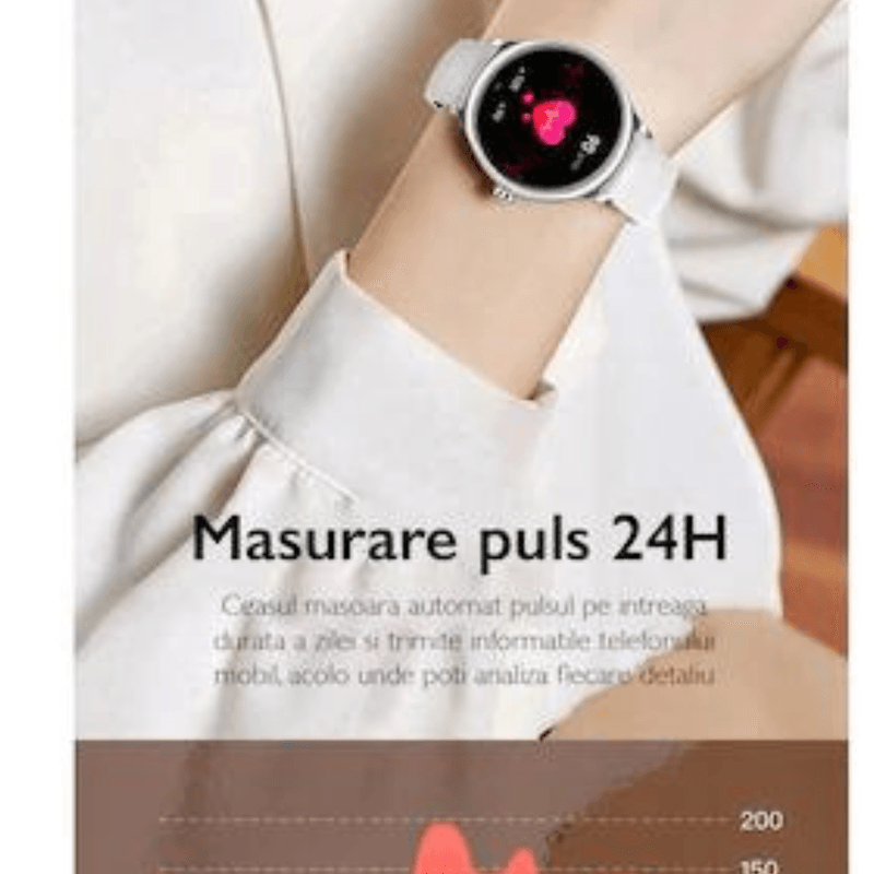 Laptop, Telefoane si Tablete - Wearables si gadgeturi - Wearables - Smartwatch-uri - Ceas Smartwatch BeFIT® WATCH Apel Bluetooth HD, 1.39” Borderless Intens Vision Fluid Touch, 24/7 Smart Asistent, Fitness - Infinity.ro