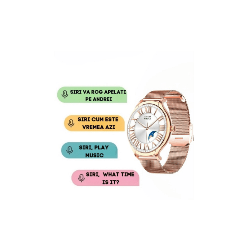 Laptop, Telefoane si Tablete - Wearables si gadgeturi - Wearables - Smartwatch-uri - Ceas Smartwatch BeFIT® WATCH Apel Bluetooth HD, 1.39” Borderless Intens Vision Fluid Touch, 24/7 Smart Asistent, Fitness - Infinity.ro