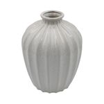 Casa si Gradina - Decoratiuni - Obiecte decorative - Vaze si boluri decorative - Vaza decorativa din portelan alba 20x14cm - Infinity.ro