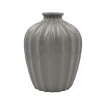 Casa si Gradina - Decoratiuni - Obiecte decorative - Vaze si boluri decorative - Vaza decorativa din portelan gri 20x14cm - Infinity.ro