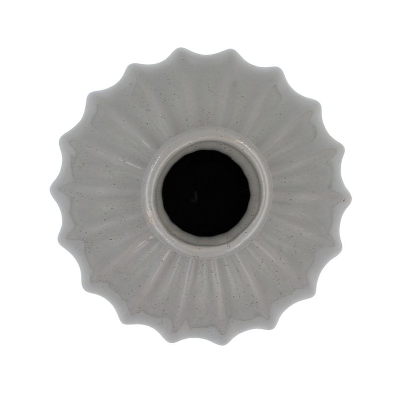 Casa si Gradina - Decoratiuni - Obiecte decorative - Vaze si boluri decorative - Vaza decorativa din portelan gri 20x14cm - Infinity.ro