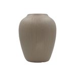 Casa si Gradina - Decoratiuni - Obiecte decorative - Vaze si boluri decorative - Vaza decorativa ceramica bej 14x14x17cm - Infinity.ro