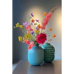 Casa si Gradina - Decoratiuni - Obiecte decorative - Vaze si boluri decorative - Vaza decorativa din metal Matt Blue 32cm - Infinity.ro