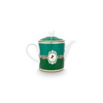 Casa si Gradina - Bucatarie si vesela - Vase pentru gatit - Ceainice si infuzoare - Ceainic portelan Love Birds Medallion Emerald-Green 1.3l - Infinity.ro