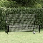 Sport si Outdoor - Sporturi de echipa - Fotbal - Porti fotbal - Poarta de fotbal de ricoseu 2-in-1, 202x104x120 cm, otel - Infinity.ro