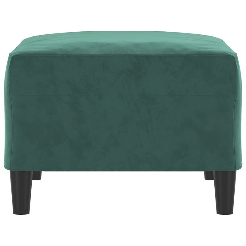 Casa si Gradina - Mobilier - Scaune si fotolii - Tabureti - Taburet, verde inchis, 70x55x41 cm, catifea - Infinity.ro