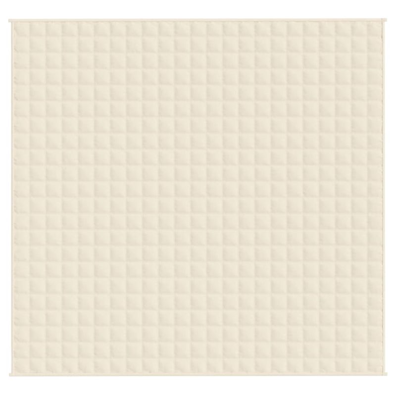 Casa si Gradina - Textile si covoare - Lenjerii de pat - Cearceafuri de pat - Patura grea, crem deschis, 220x240 cm, 11 kg, material textil - Infinity.ro