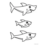 Jucarii, Copii si Bebe - Jucarii si jocuri - Jocuri si puzzle - Puzzle - Puzzle trefl primo baby maxi 2x10 baby shark - Infinity.ro