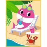 Jucarii, Copii si Bebe - Jucarii si jocuri - Jocuri si puzzle - Puzzle - Puzzle trefl primo baby maxi 2x10 baby shark - Infinity.ro