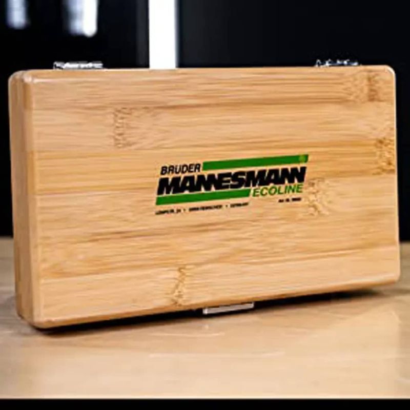 Casa si Gradina - Constructii - Scule de mana si unelte - Surubelnite - Bruder Mannesmann Set de chei tubulare cu 41 piese, bambus - Infinity.ro