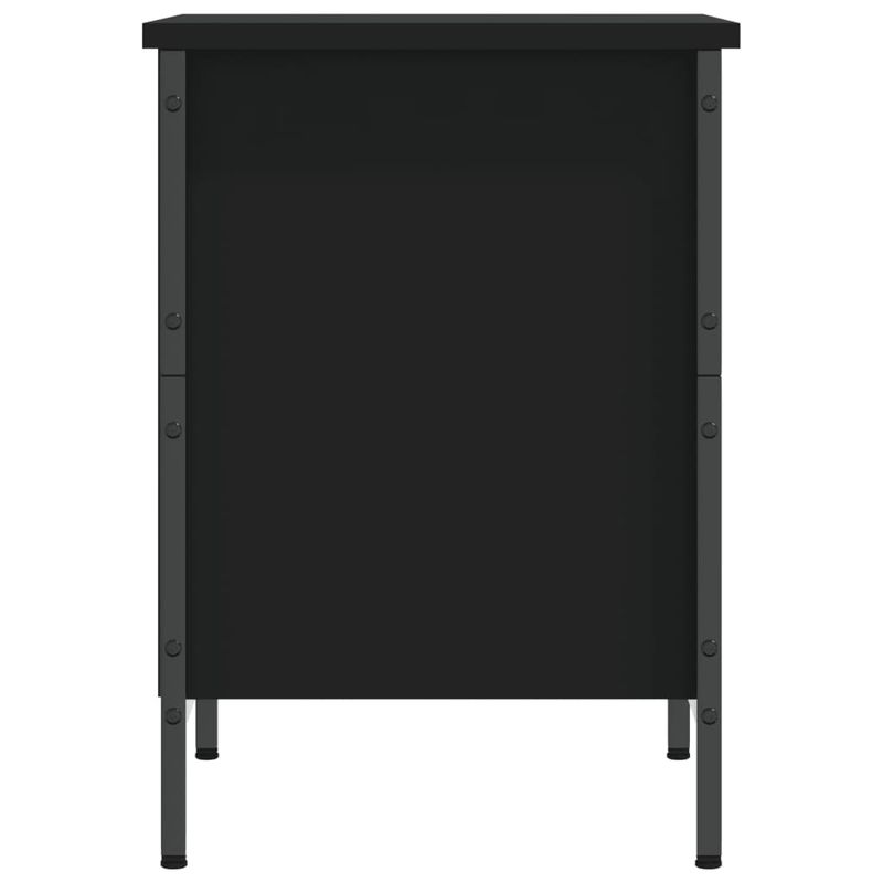 Casa si Gradina - Mobilier - Organizare si depozitare - Organizator incaltaminte - Dulap pentru pantofi, negru, 38x35x50 cm, lemn compozit - Infinity.ro