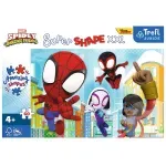 Jucarii, Copii si Bebe - Jucarii si jocuri - Jocuri si puzzle - Puzzle - Puzzle trefl primo super shape xxl 60 spidey - Infinity.ro