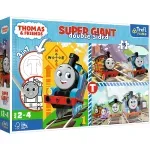 Jucarii, Copii si Bebe - Jucarii si jocuri - Jocuri si puzzle - Puzzle - Puzzle trefl primo super giant 15 thomas - Infinity.ro