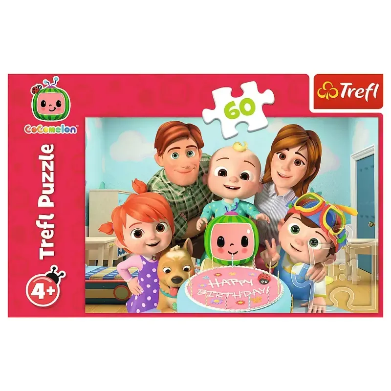 Jucarii, Copii si Bebe - Jucarii si jocuri - Jocuri si puzzle - Puzzle - Puzzle trefl 60 cocomelon o zi minunata - Infinity.ro