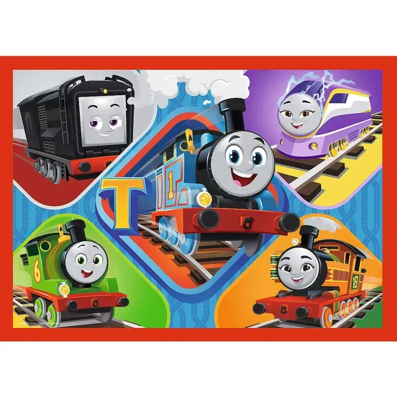 Jucarii, Copii si Bebe - Jucarii si jocuri - Jocuri si puzzle - Puzzle - Puzzle trefl 4in1 thomas trenuletele amuzante - Infinity.ro