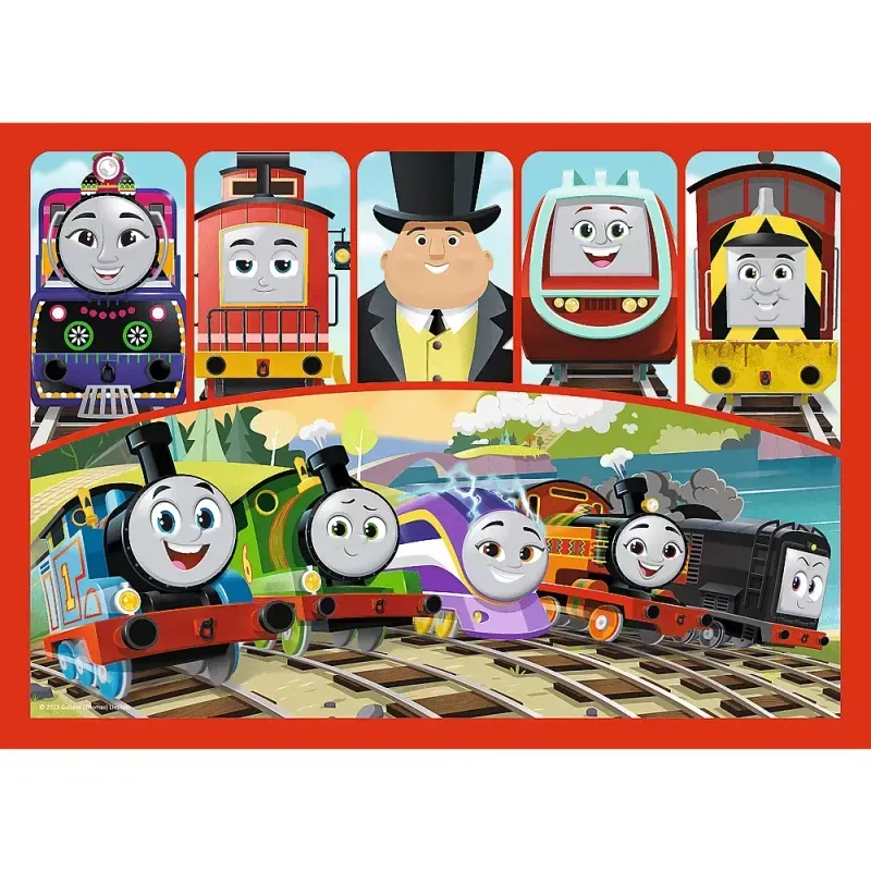 Jucarii, Copii si Bebe - Jucarii si jocuri - Jocuri si puzzle - Puzzle - Puzzle trefl 4in1 thomas trenuletele amuzante - Infinity.ro