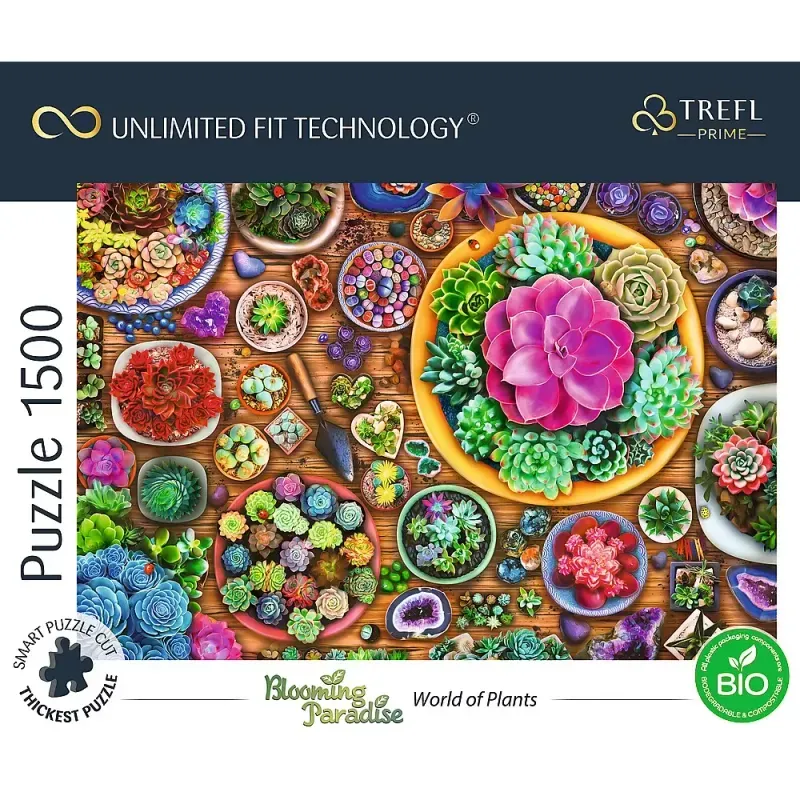 Jucarii, Copii si Bebe - Jucarii si jocuri - Jocuri si puzzle - Puzzle - Puzzle trefl uft 1500 lumea plantelor - Infinity.ro
