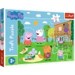 Jucarii, Copii si Bebe - Jucarii si jocuri - Jocuri si puzzle - Puzzle - Puzzle trefl 24 maxi peppa pig distractia din iarba - Infinity.ro