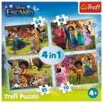 Jucarii, Copii si Bebe - Jucarii si jocuri - Jocuri si puzzle - Puzzle - Puzzle trefl 4in1 encanto lumea magica - Infinity.ro