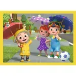 Jucarii, Copii si Bebe - Jucarii si jocuri - Jocuri si puzzle - Puzzle - Puzzle trefl 4in1 cocomelon prezentarea familiei - Infinity.ro