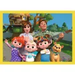 Jucarii, Copii si Bebe - Jucarii si jocuri - Jocuri si puzzle - Puzzle - Puzzle trefl 4in1 cocomelon prezentarea familiei - Infinity.ro