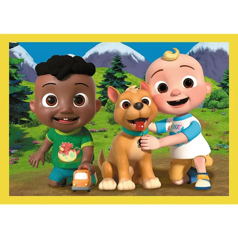 Jucarii, Copii si Bebe - Jucarii si jocuri - Jocuri si puzzle - Puzzle - Puzzle trefl 4in1 cocomelon prezentarea familiei - Infinity.ro