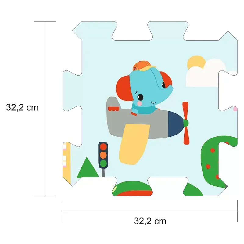 Jucarii, Copii si Bebe - Jucarii si jocuri - Jocuri si puzzle - Puzzle - Puzzle trefl dn spuma fisher price prietenii simpatici - Infinity.ro