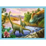 Jucarii, Copii si Bebe - Jucarii si jocuri - Jocuri si puzzle - Puzzle - Puzzle trefl 4in1 lumea dinozaurilor - Infinity.ro