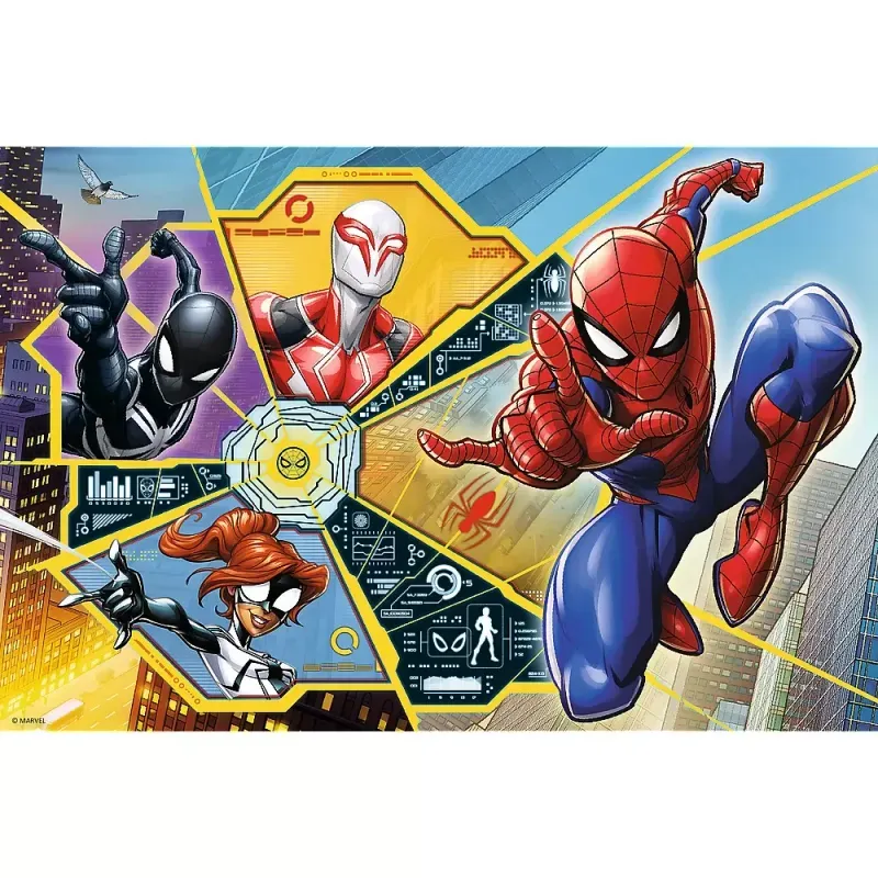 Jucarii, Copii si Bebe - Jucarii si jocuri - Jocuri si puzzle - Puzzle - Puzzle trefl 60 spiderman panza de paianjen - Infinity.ro