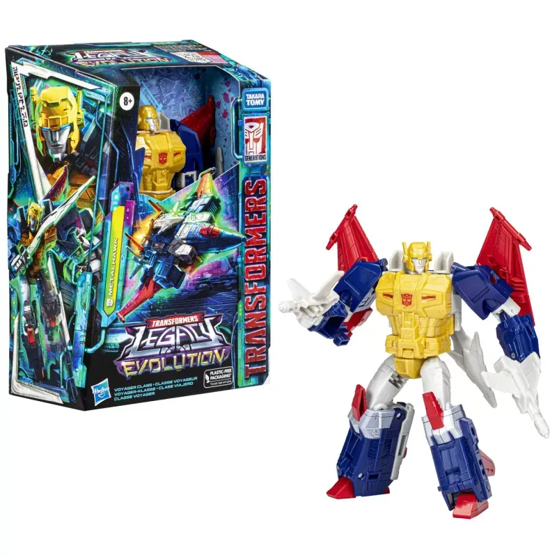 Jucarii, Copii si Bebe - Jucarii si jocuri - Figurine - Transformers legacy evolution figurina metalhawk 17cm - Infinity.ro