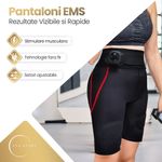 Ingrijire personala si Cosmetice - Aparate & accesorii ingrijire personala - Aparate cosmetice - Aparate intretinere si ingrijire corporala - Echipament EMS pentru Slabit, Tonifiere Fesieri si Picioare, Ava-Stars ®, Pantaloni EMS pentru exercitii fitness, L - Infinity.ro