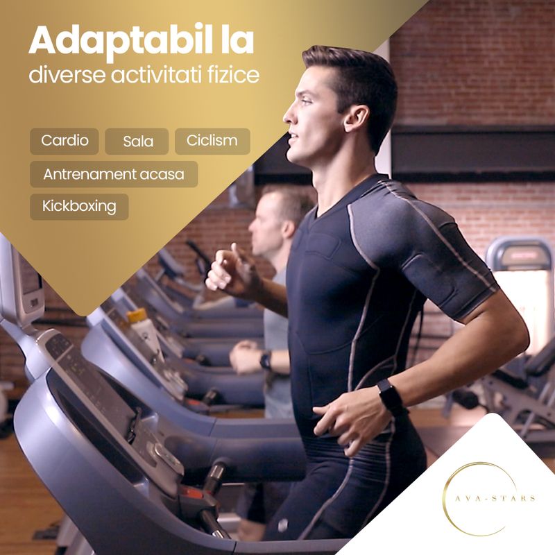 Ingrijire personala si Cosmetice - Aparate & accesorii ingrijire personala - Aparate cosmetice - Aparate intretinere si ingrijire corporala - Echipament EMS pentru Barbati, amelioreaza efectele sedentarismului, reface musculatura pentru mobilitate mai buna, L - Infinity.ro