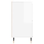 Casa si Gradina - Mobilier - Comode si corpuri - Comode - Servante, 2 piese, alb extralucios, lemn prelucrat - Infinity.ro