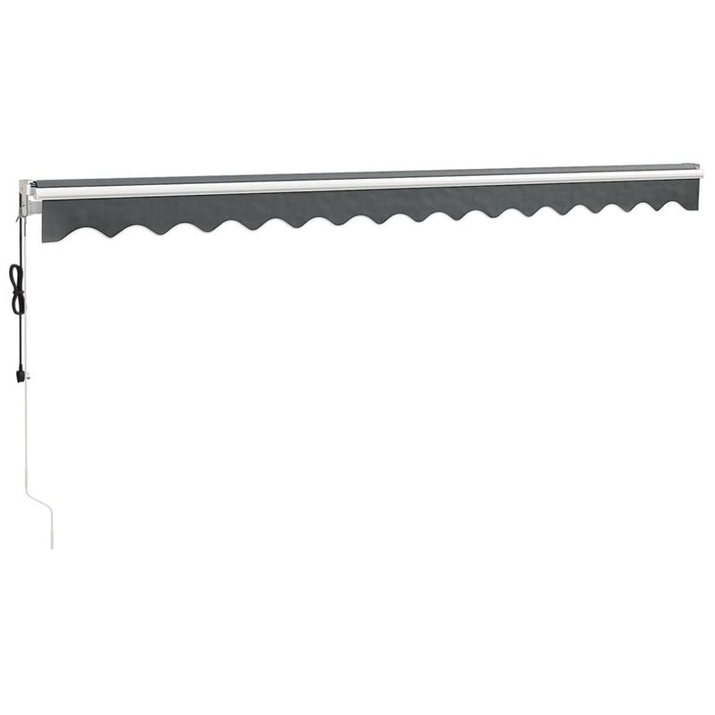 Casa si Gradina - Gradina si terasa - Umbrele si pavilioane - Umbrele - Copertina retractabila automata, antracit, 4,5x3 m - Infinity.ro
