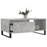 Casa si Gradina - Mobilier - Mese si birouri - Masute de cafea - Masuta de cafea, gri beton, 90x50x36,5 cm, lemn compozit - Infinity.ro