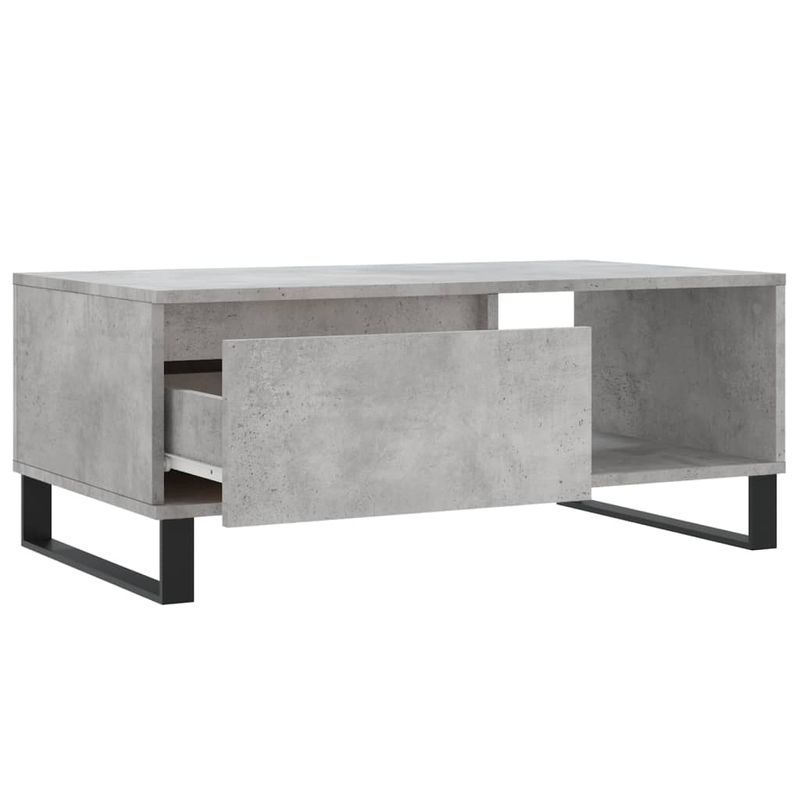 Casa si Gradina - Mobilier - Mese si birouri - Masute de cafea - Masuta de cafea, gri beton, 90x50x36,5 cm, lemn compozit - Infinity.ro