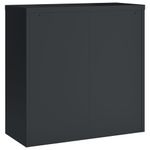 Casa si Gradina - Constructii - Depozitare, transport si protectie - Rafturi, fisete si vestiare - Fiset, antracit, 90x40x90 cm, otel - Infinity.ro