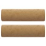 Casa si Gradina - Mobilier - Canapele si coltare - Canapele - Canapea cu 2 locuri cu pernute, maro, 120 cm, catifea - Infinity.ro