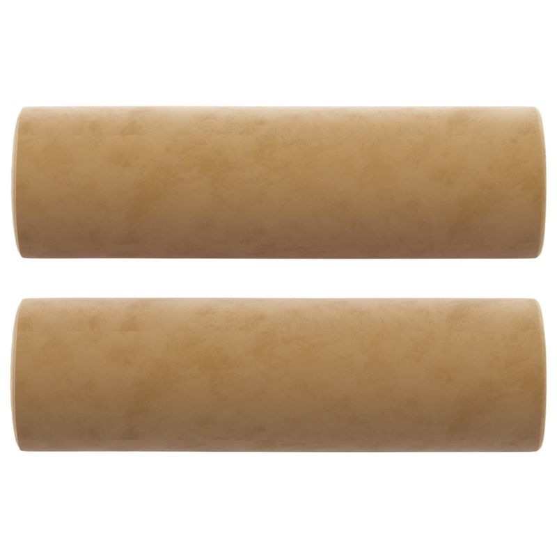 Casa si Gradina - Mobilier - Canapele si coltare - Canapele - Canapea cu 2 locuri cu pernute, maro, 120 cm, catifea - Infinity.ro