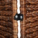 Casa si Gradina - Decoratiuni - Pereti despartitori si paravane - Paravan de camera cu 5 panouri maro, 205x180 cm, zambila de apa - Infinity.ro