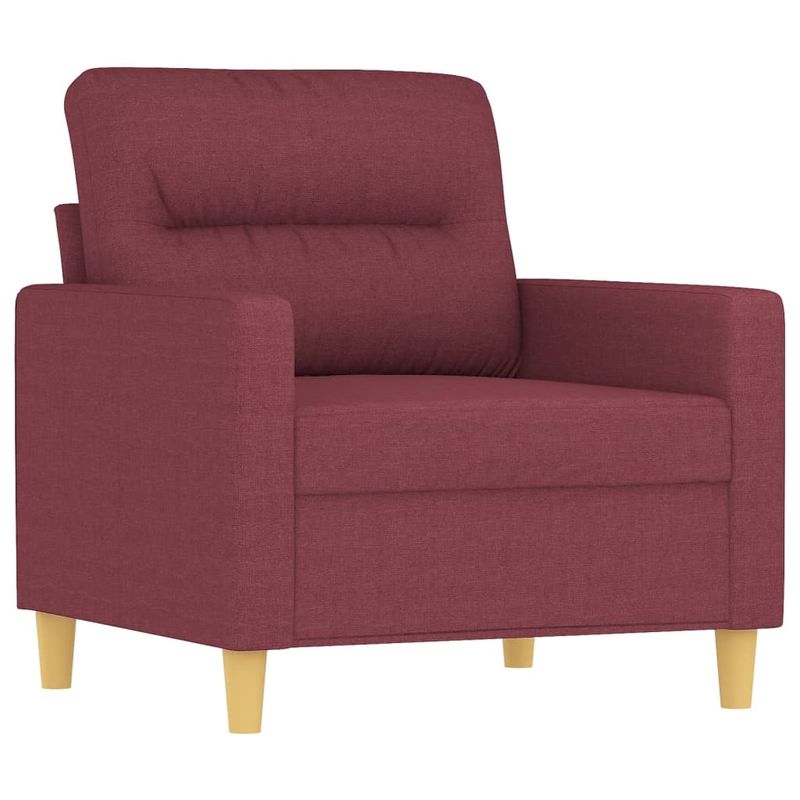 Casa si Gradina - Mobilier - Seturi de mobilier - Seturi living - Set canapea cu perne, 4 piese, rosu vin, material textil - Infinity.ro