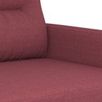 Casa si Gradina - Mobilier - Seturi de mobilier - Seturi living - Set canapea cu perne, 4 piese, rosu vin, material textil - Infinity.ro