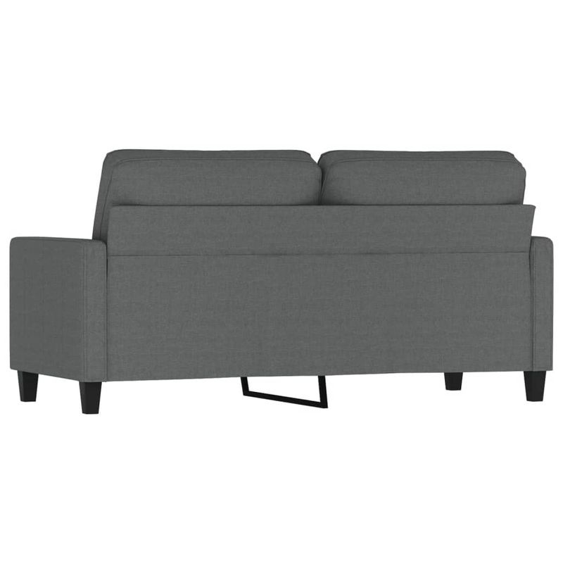 Casa si Gradina - Mobilier - Canapele si coltare - Canapele - Canapea cu 2 locuri, gri inchis, 140 cm, material textil - Infinity.ro