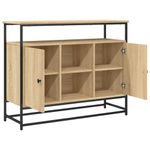 Casa si Gradina - Mobilier - Comode si corpuri - Comode - Servanta, stejar sonoma, 100x35x80 cm, lemn prelucrat - Infinity.ro