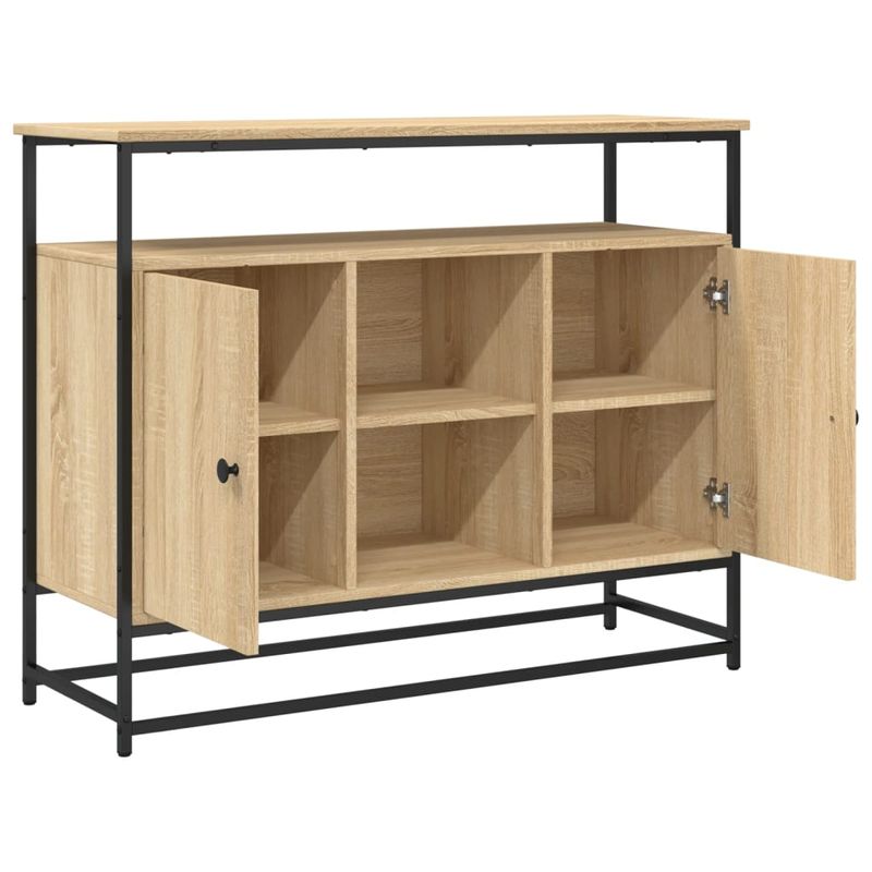 Casa si Gradina - Mobilier - Comode si corpuri - Comode - Servanta, stejar sonoma, 100x35x80 cm, lemn prelucrat - Infinity.ro