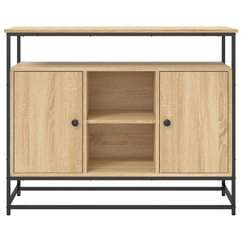 Casa si Gradina - Mobilier - Comode si corpuri - Comode - Servanta, stejar sonoma, 100x35x80 cm, lemn prelucrat - Infinity.ro