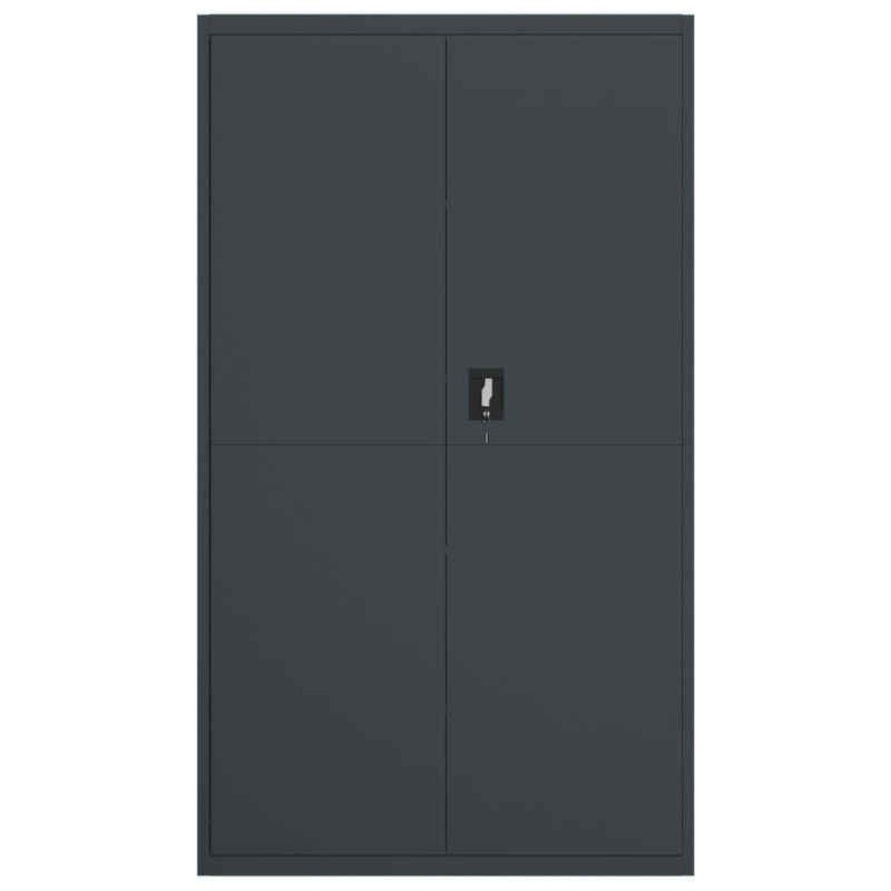 Casa si Gradina - Constructii - Depozitare, transport si protectie - Rafturi, fisete si vestiare - Fiset, antracit, 105x40x180 cm, otel - Infinity.ro