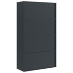 Casa si Gradina - Constructii - Depozitare, transport si protectie - Rafturi, fisete si vestiare - Fiset, antracit, 105x40x180 cm, otel - Infinity.ro
