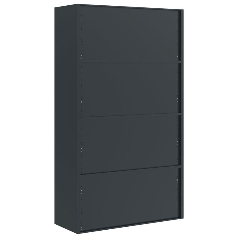 Casa si Gradina - Constructii - Depozitare, transport si protectie - Rafturi, fisete si vestiare - Fiset, antracit, 105x40x180 cm, otel - Infinity.ro