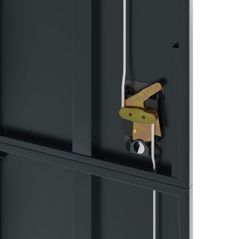 Casa si Gradina - Constructii - Depozitare, transport si protectie - Rafturi, fisete si vestiare - Fiset, antracit, 105x40x180 cm, otel - Infinity.ro